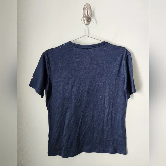 Merino Tech Wool Short Sleeve Shirt Navy Blue Women's Size Large NWOT - Picture 3 of 7